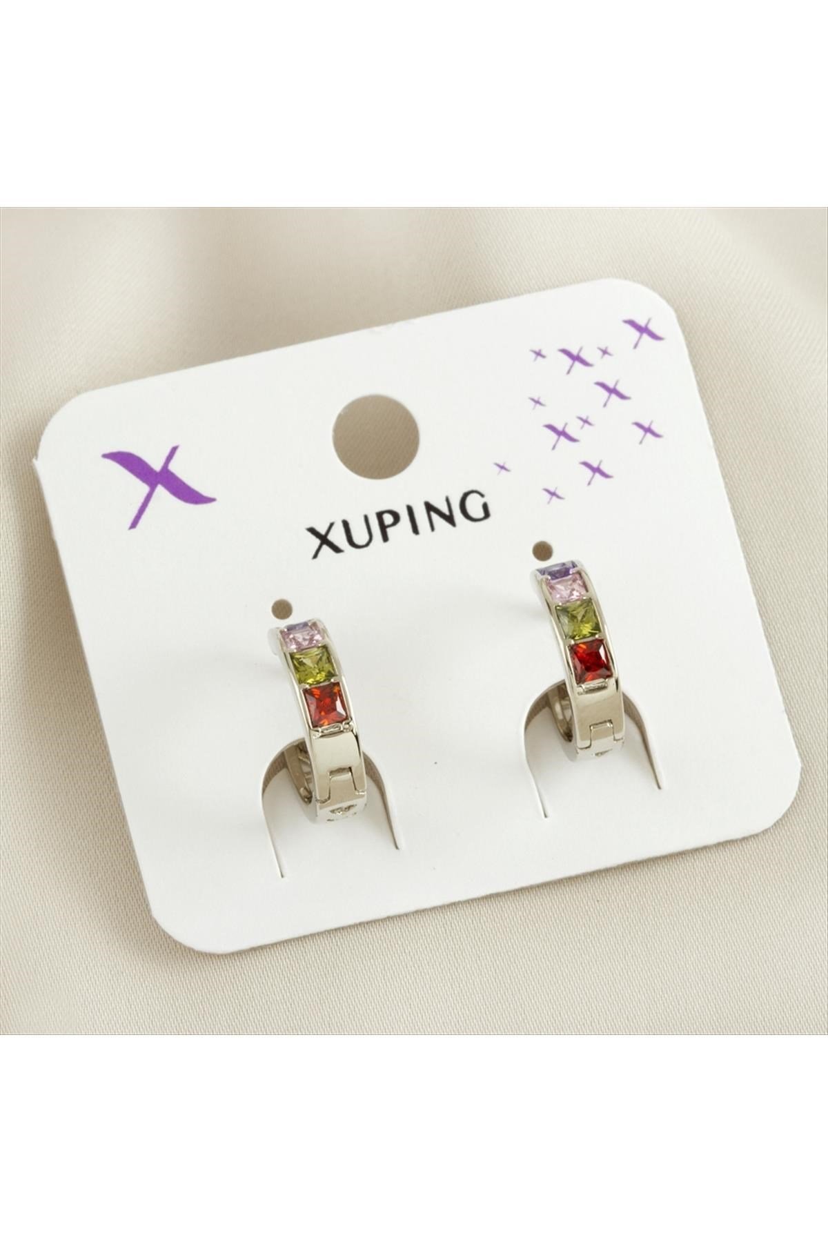 Xuping Zirkon Taşlı Lüks Küpe