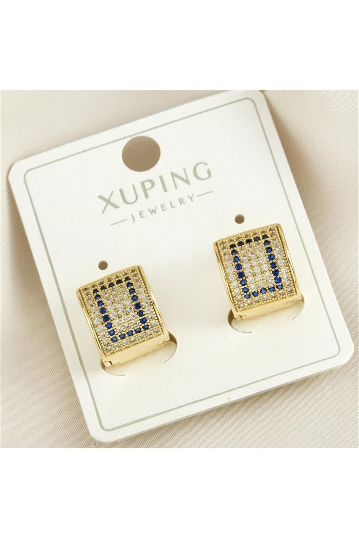 Xuping Zirkon Taşlı Lüks Küpe