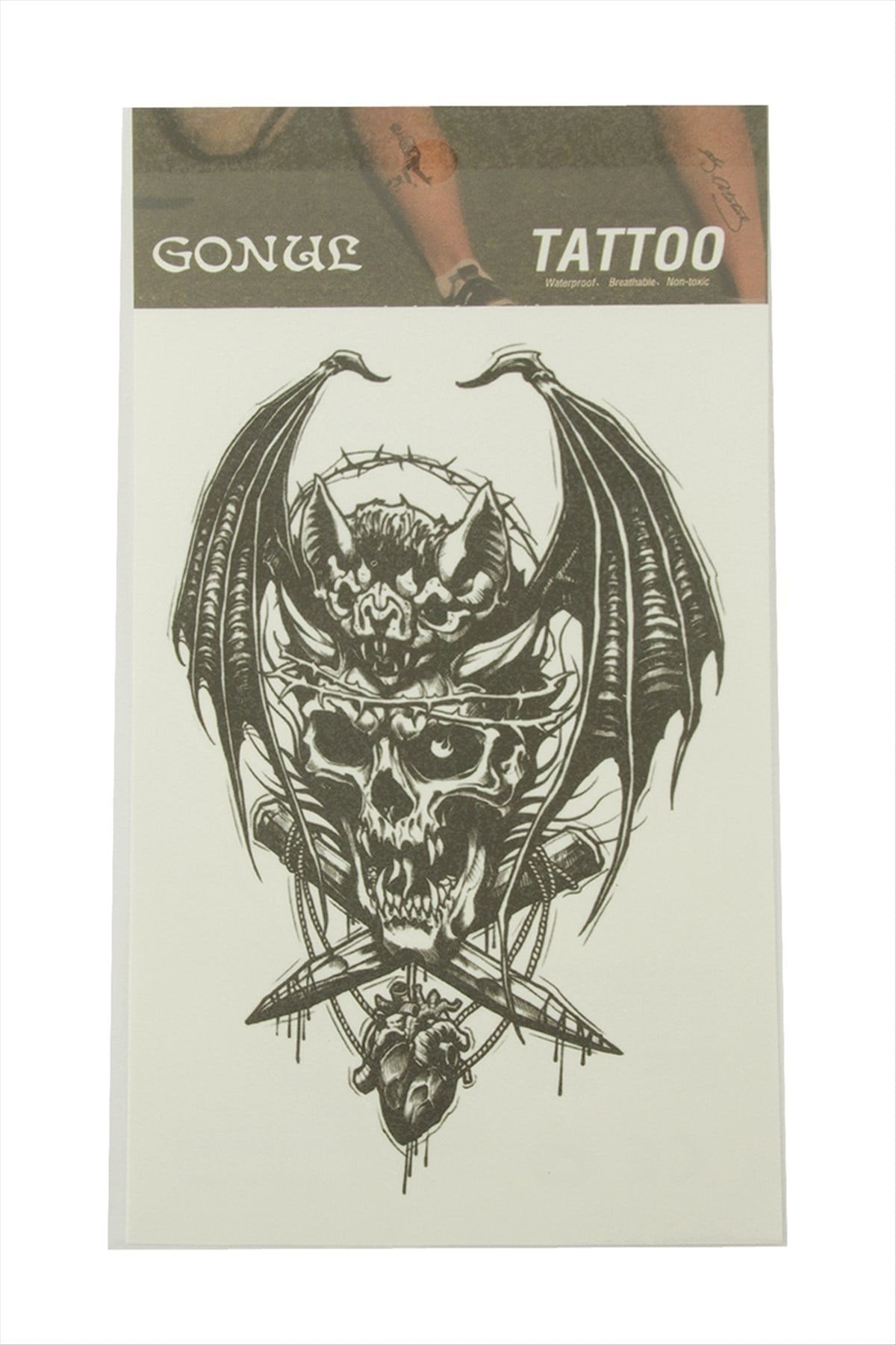 Yarasa Tattoo Dövme Sticker
