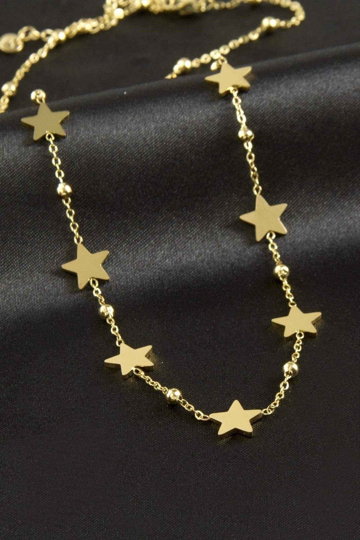 Yıldız Lüks Çelik Kolye