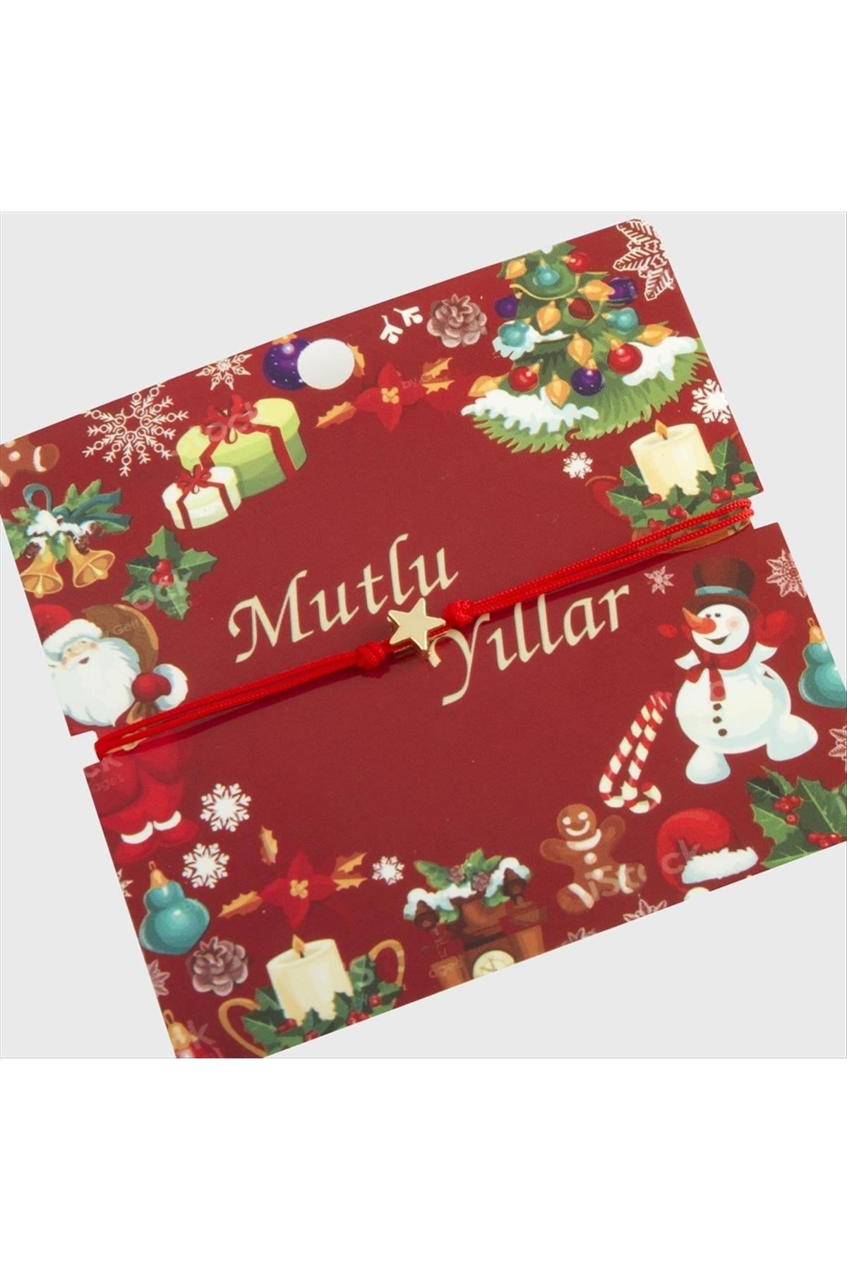 Yıldız Mutlu Yıllar Yılbaşı Bilekliği