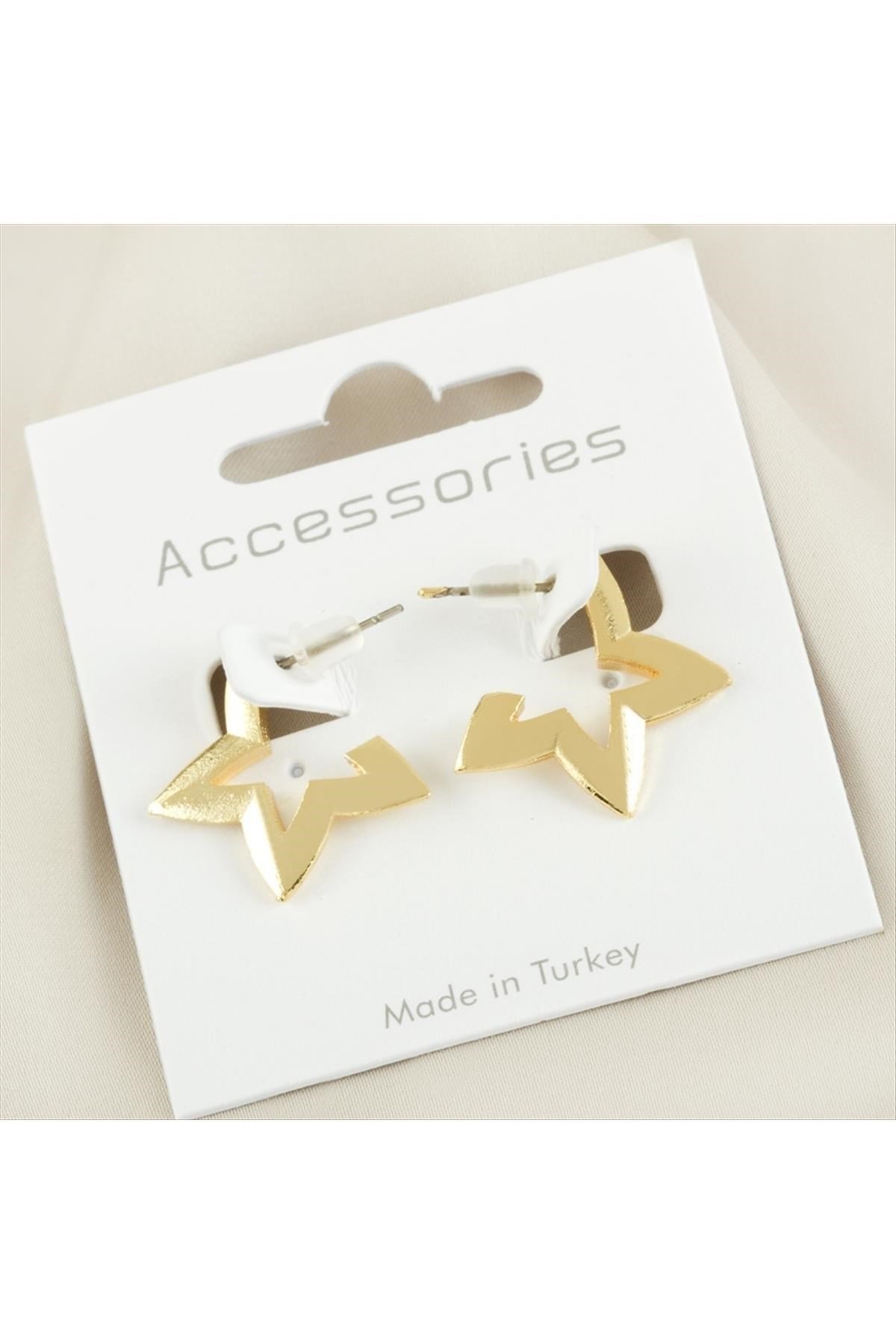 Yıldız Yeni Sezon Metal Küpe