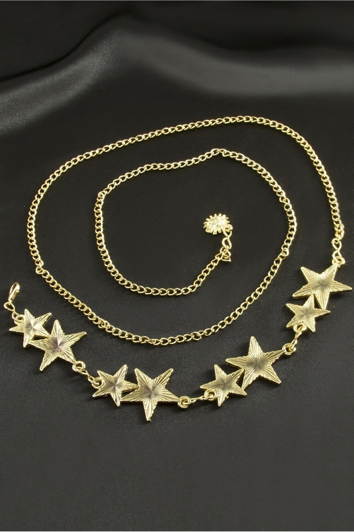 Yıldızı Metal Zincir Kemer