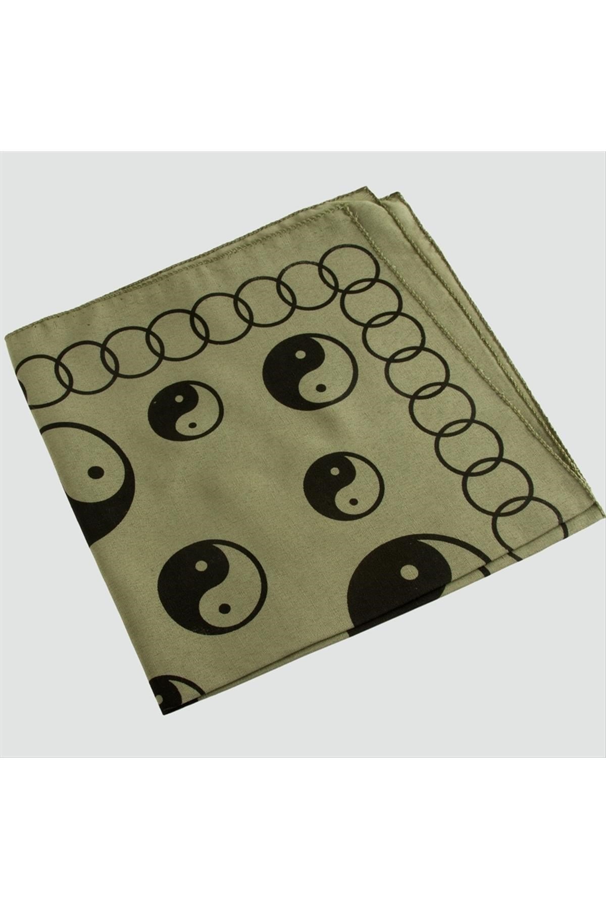 Ying Yang Desenli Bandana 50*50