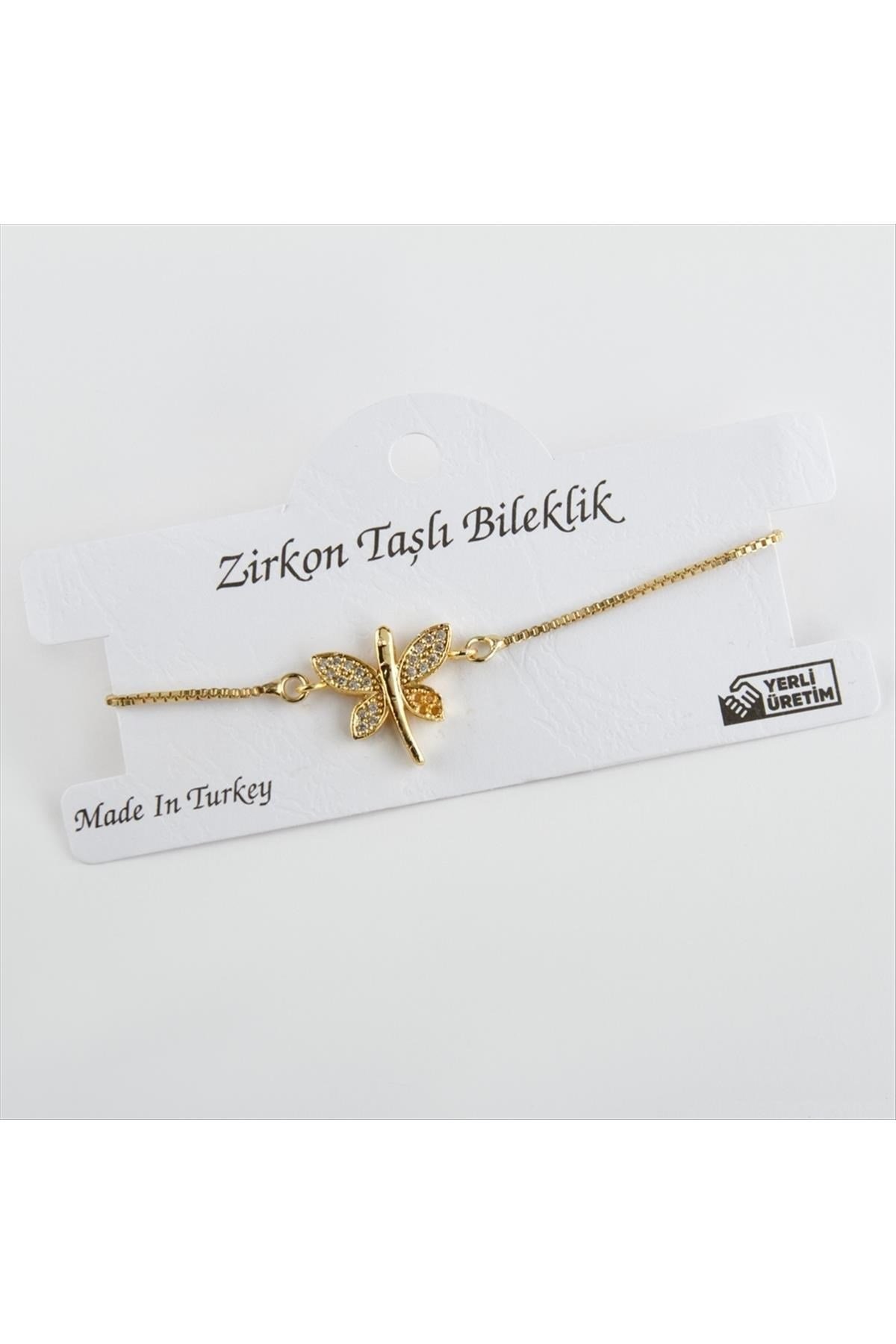 Yusufçuk Figürlü Zirkon Taşlı Asansörlü Bileklik