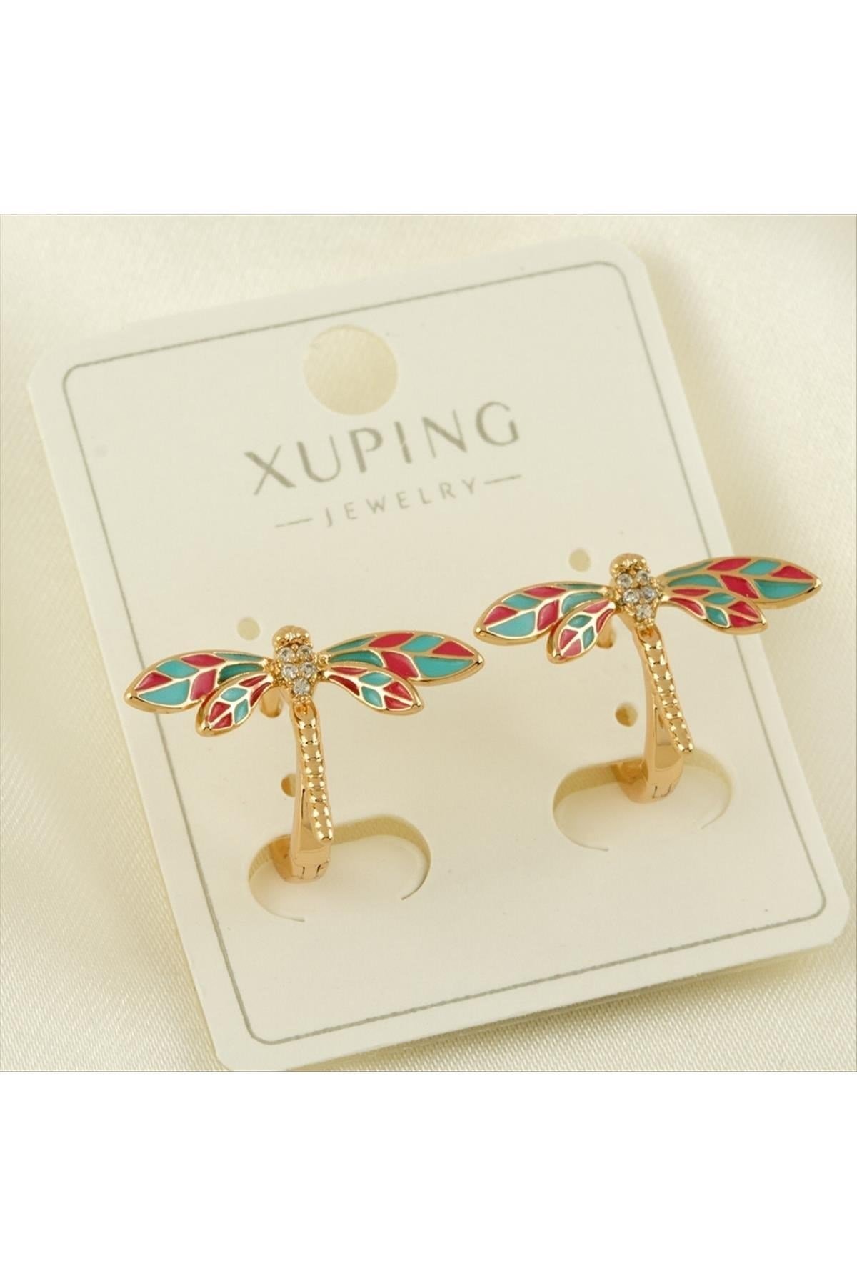 Yusufçuk Xuping Lüks Zirkon Taşlı Küpe