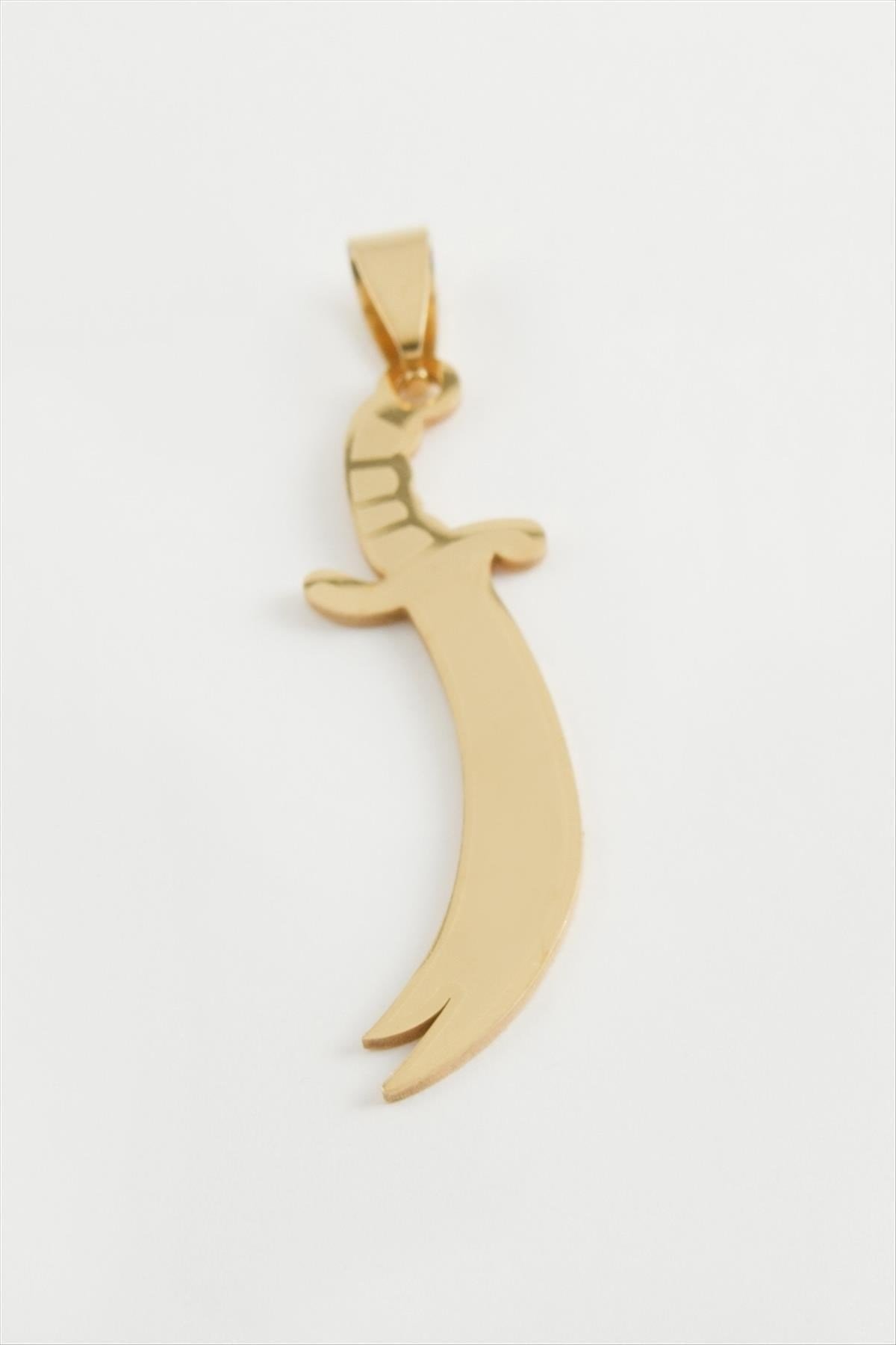 Zülfikar Çelik Kolye Ucu 4 cm