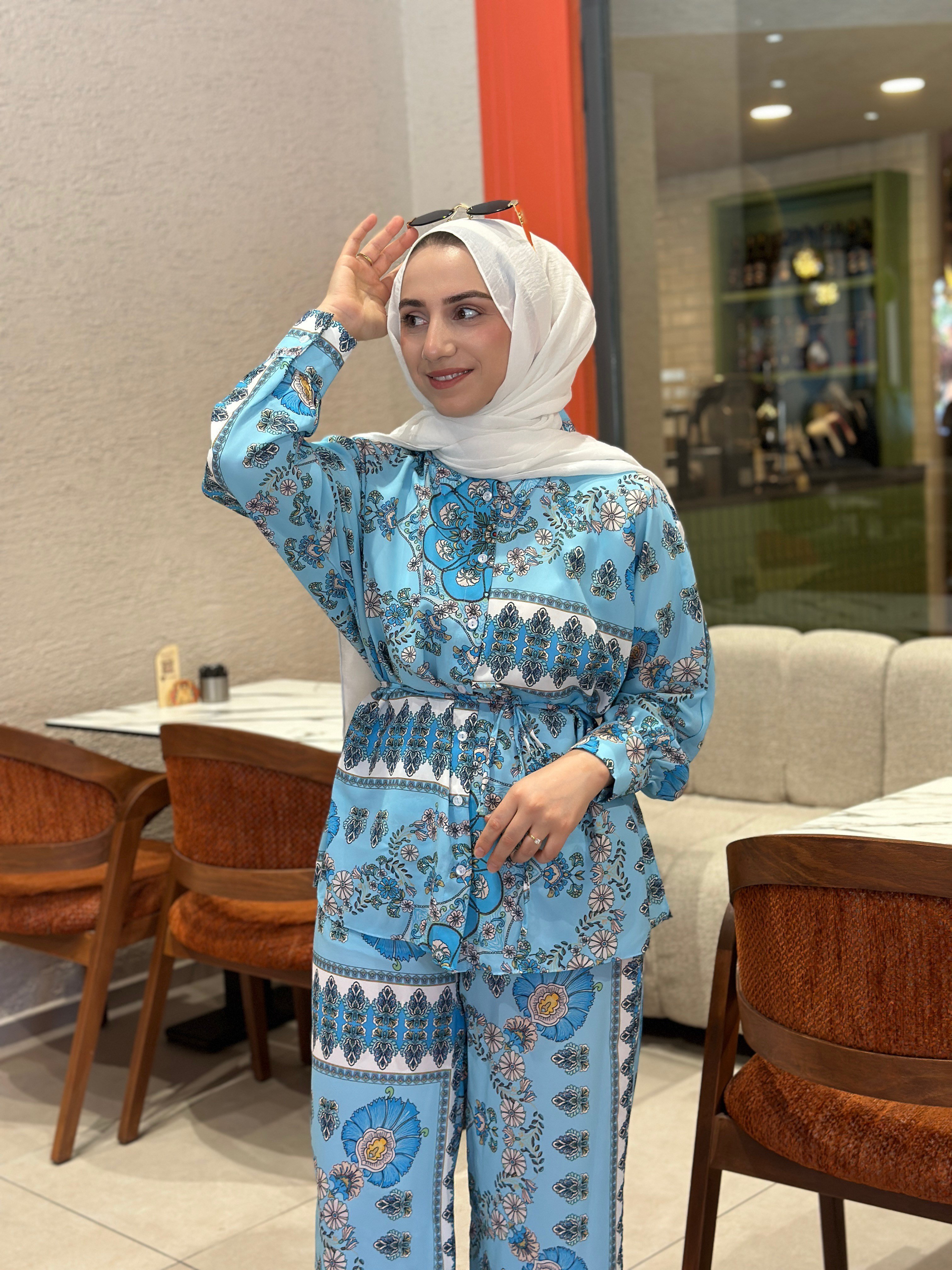 Alisse Çiçek Desenli Takımm