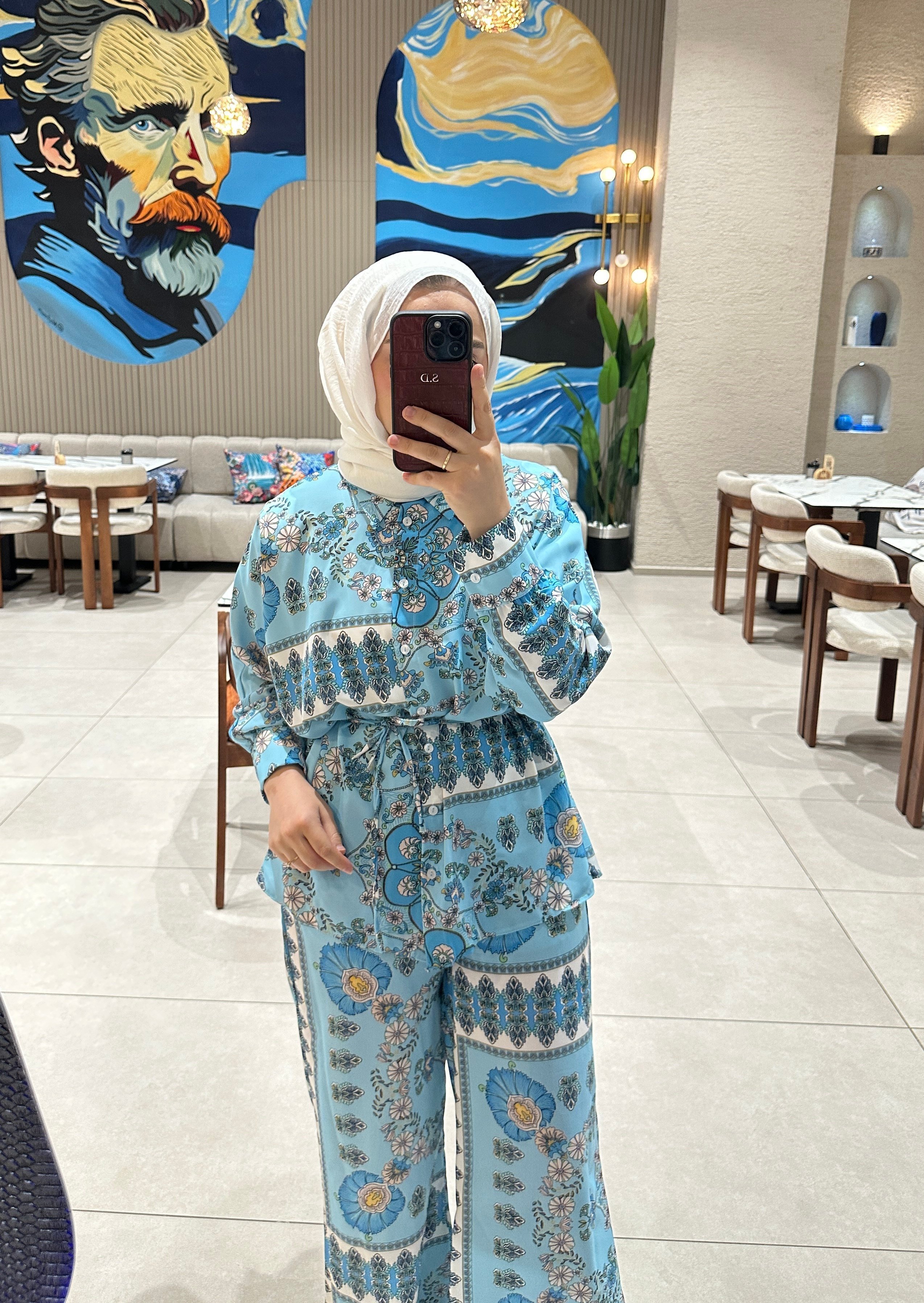 Alisse Çiçek Desenli Takımm