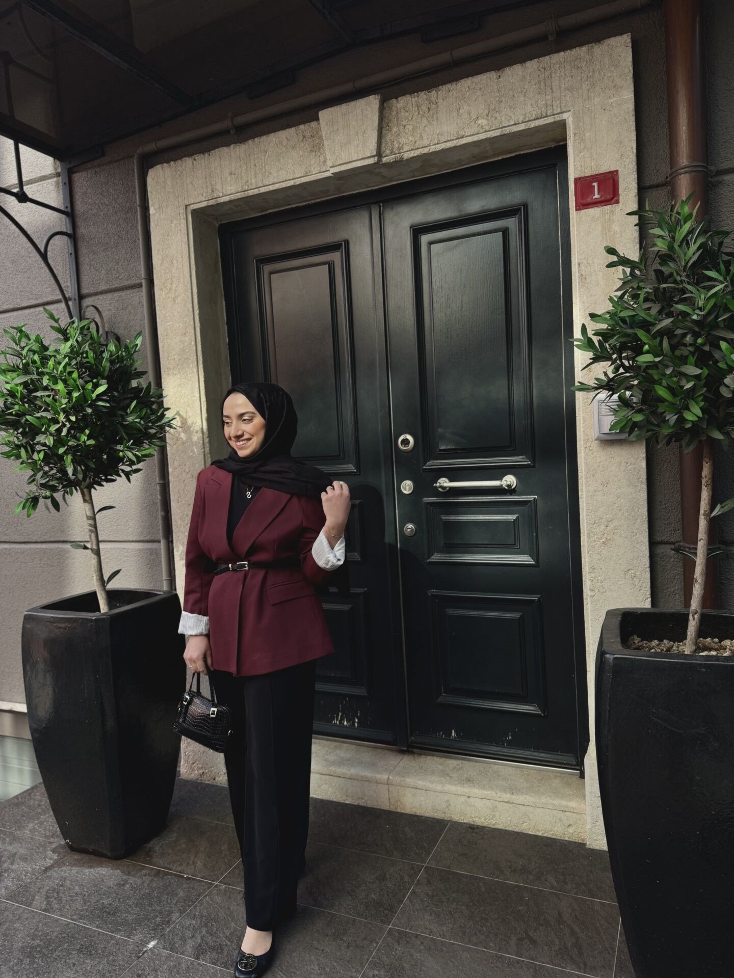 Blazer Ceket | Bordo