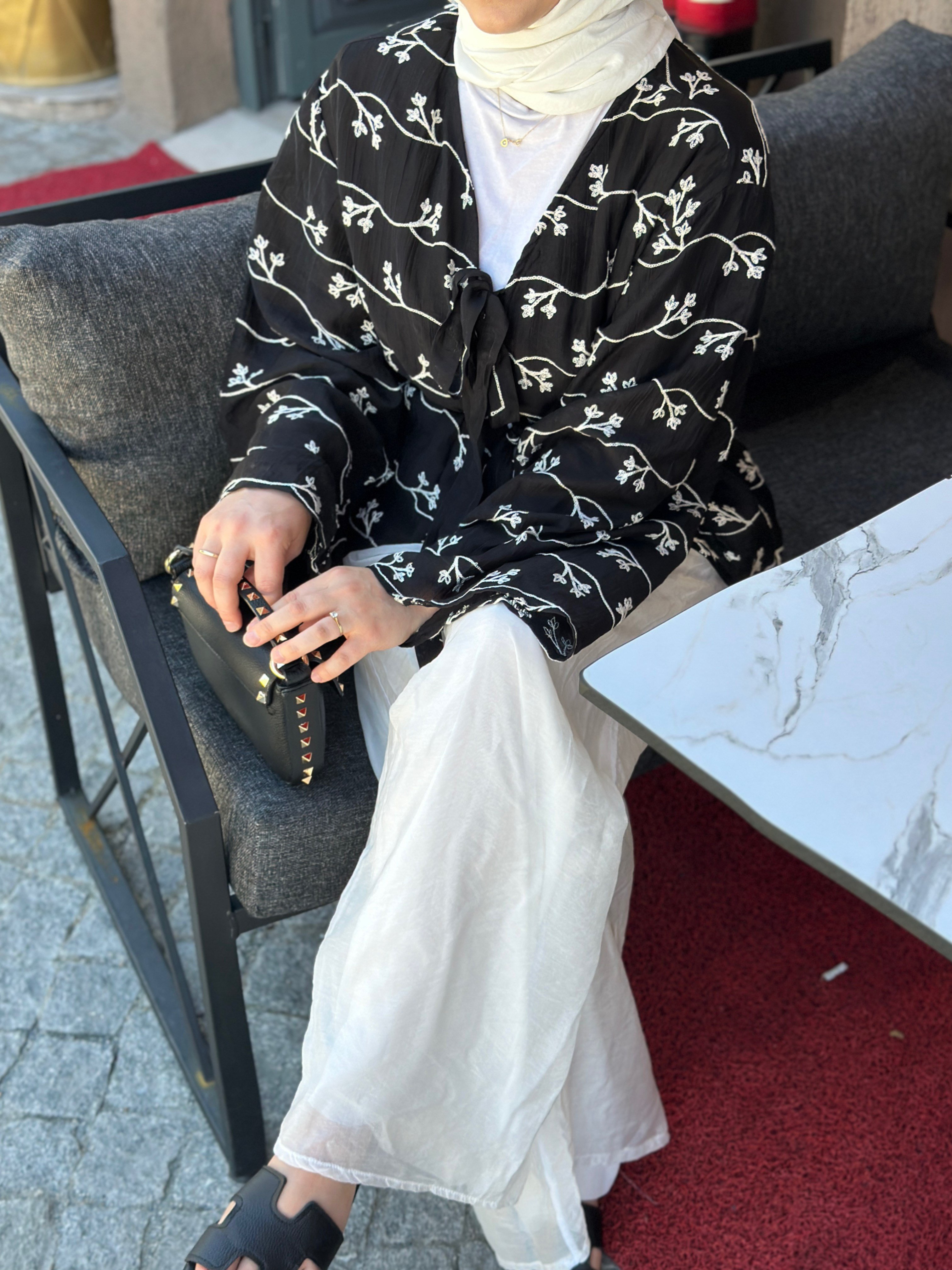 Elena Pantolonlu Takım Siyah 