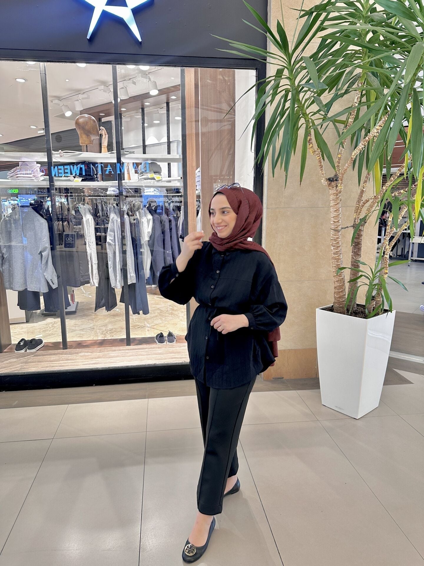 Keten Gömlek | Siyah