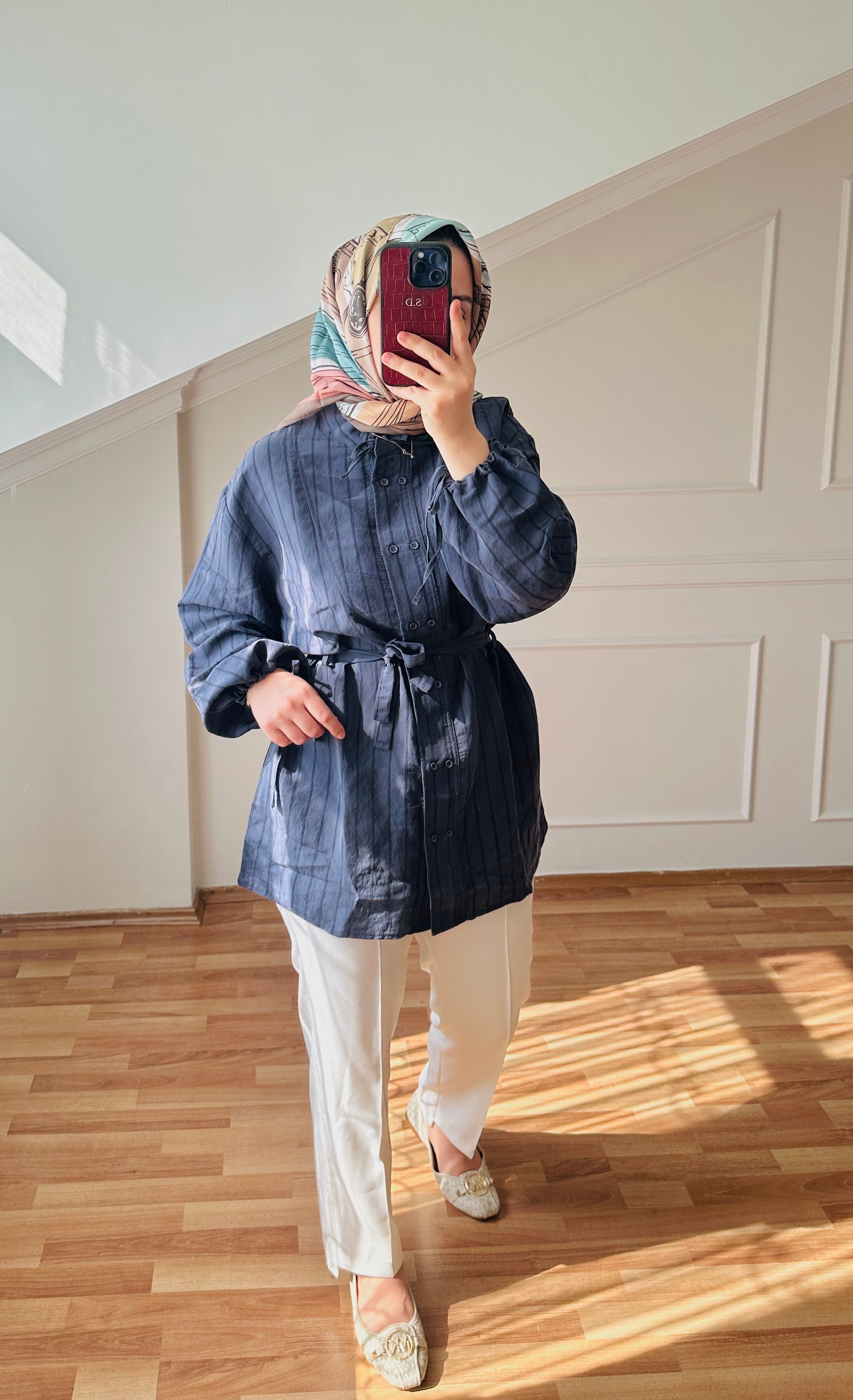 Lina Gömlek | Lacivert