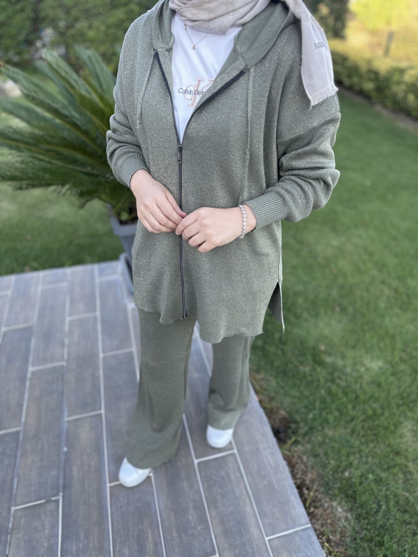 Simli Merserize Takım | Haki