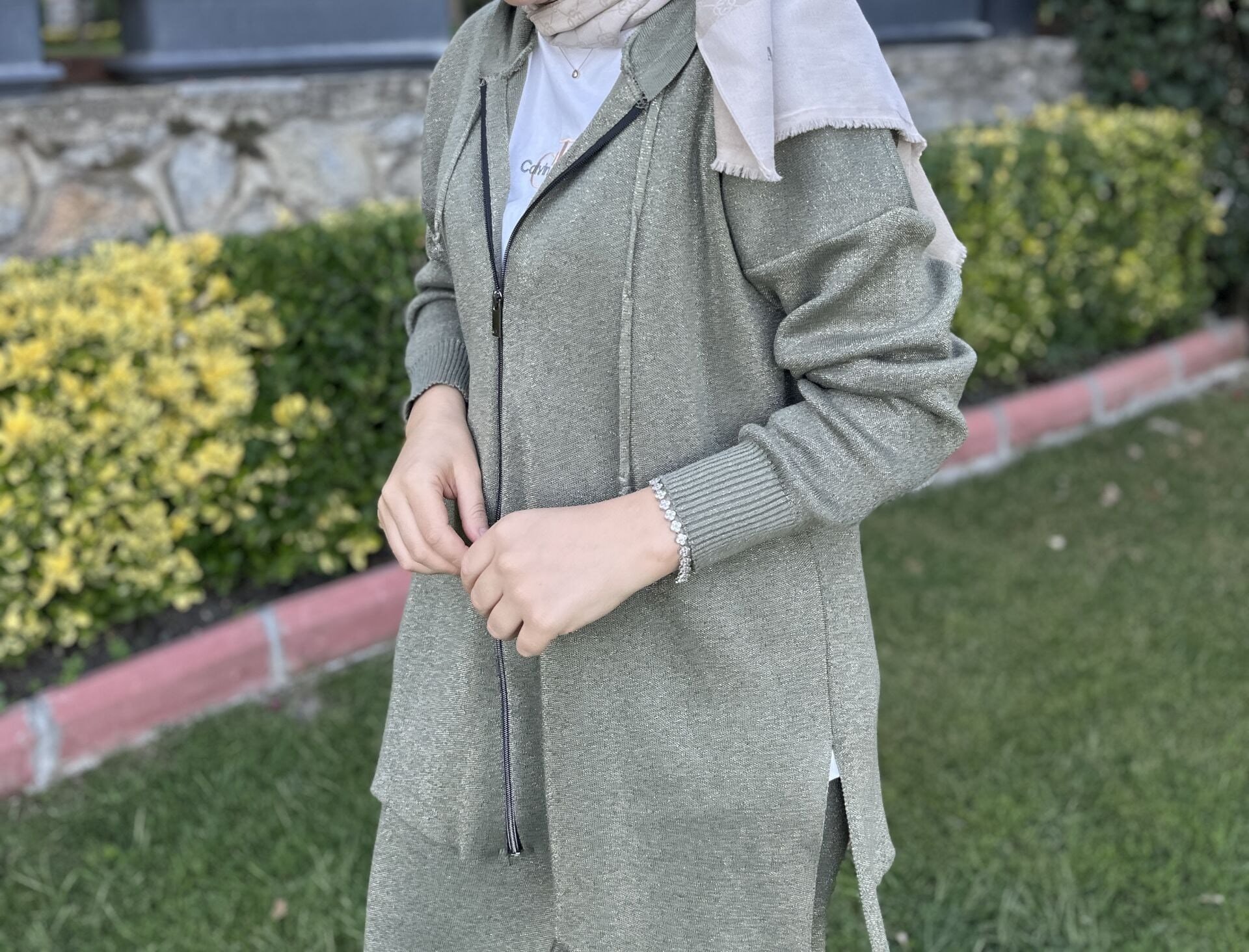 Simli Merserize Takım | Haki