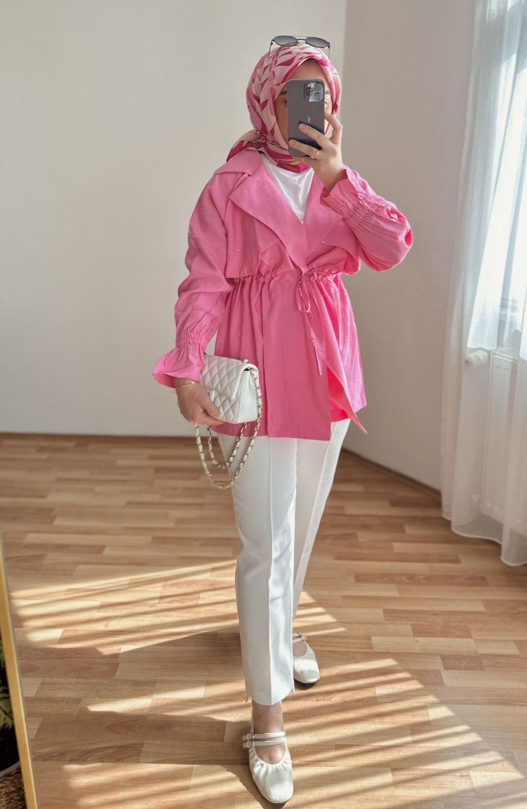 Taş Detaylı Kap | Pembe