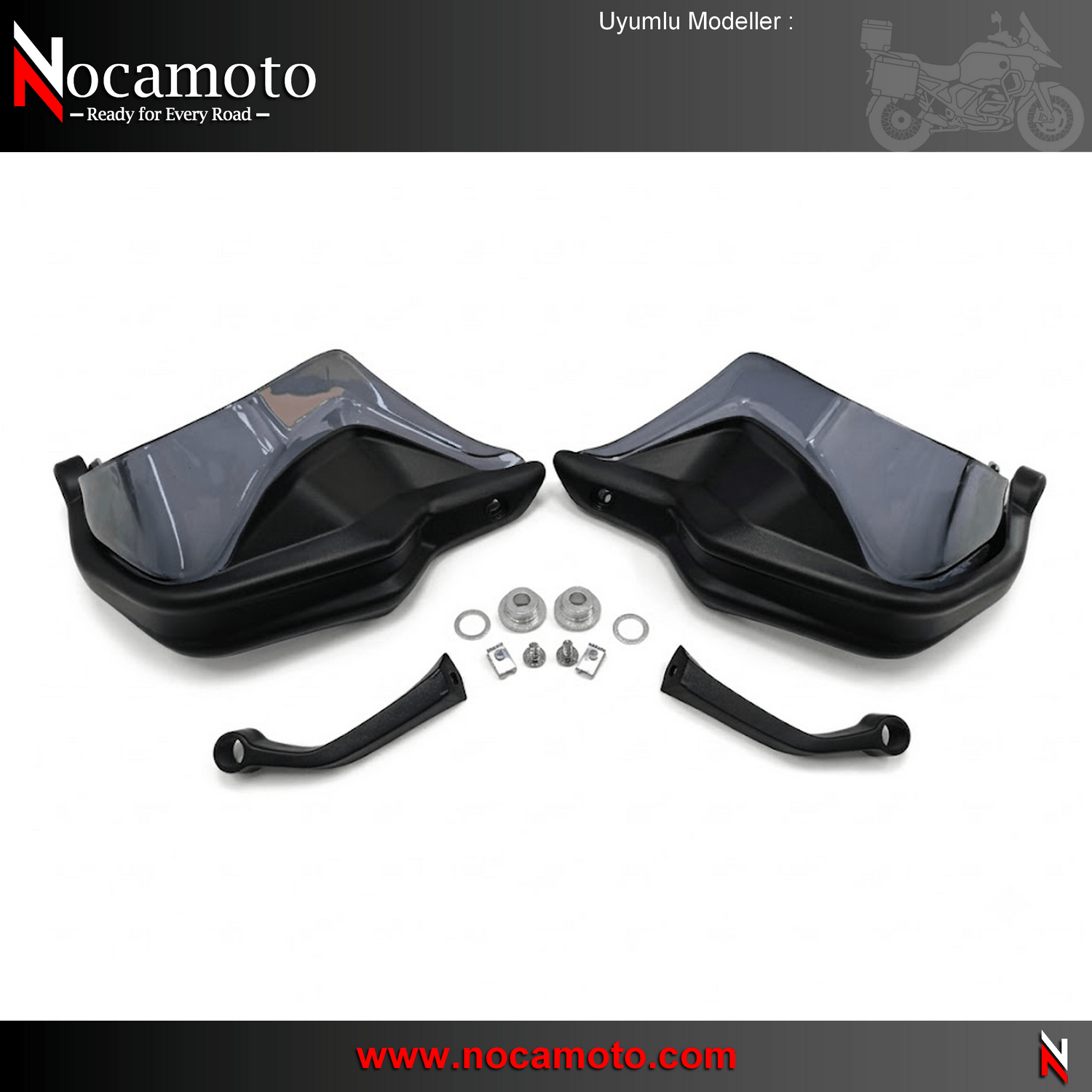 BMW F750GS F850GS R1200GS R1250GS Elcik KorumaBMW F750GS F850GS R1200GS R1250GS Elcik Koruma