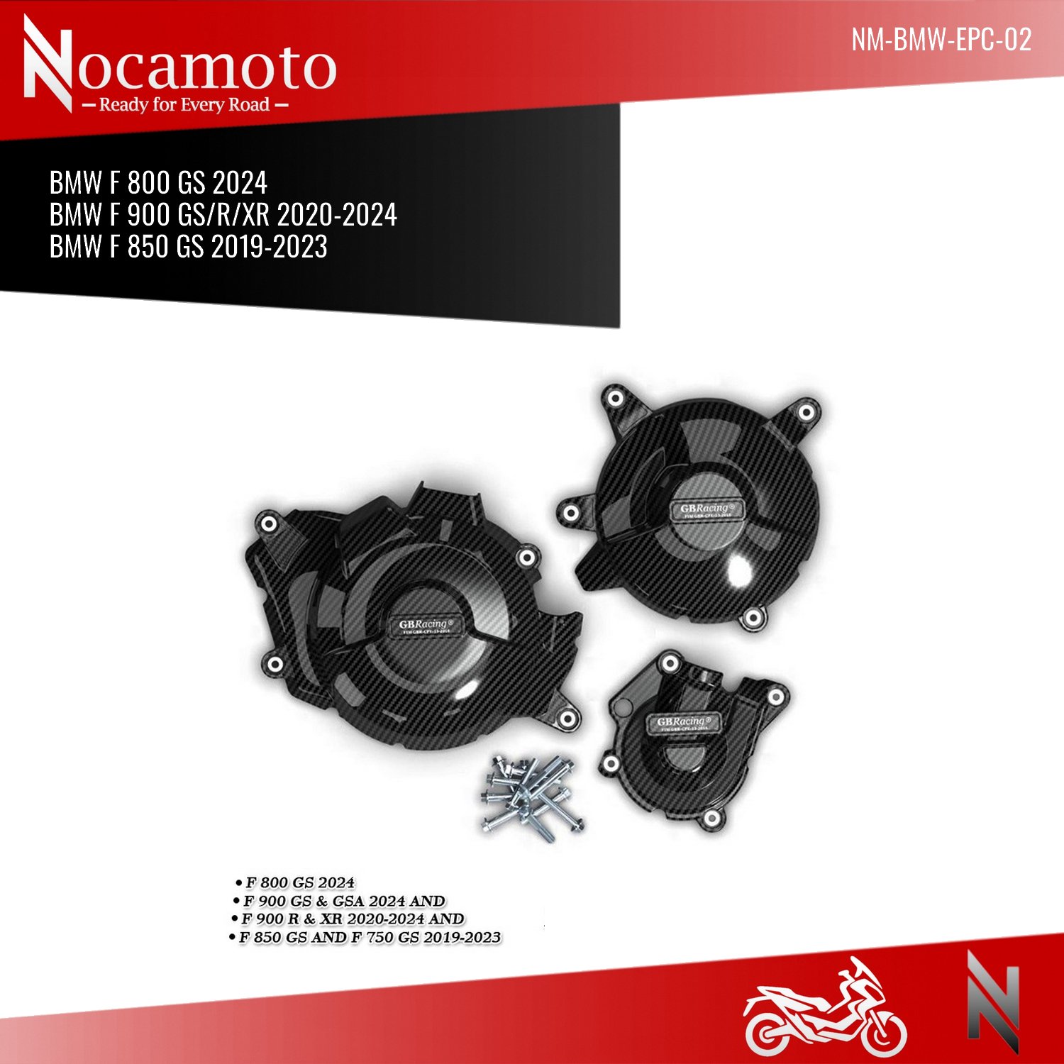 BMW F900 / F850 / F800 Motor Koruma Kapağı SetiBMW F800GS F900GS F900XR 2020 2025 Motor Koruma Kapağı Seti