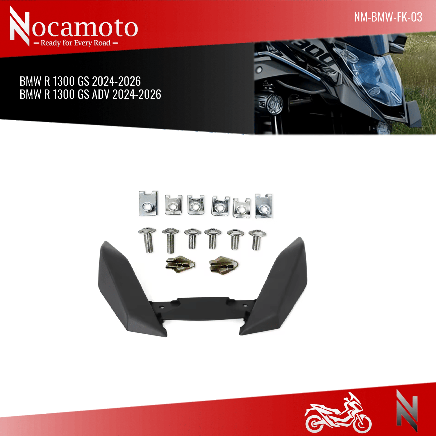 BMW R 1300 GS Ön Çamurluk Uzatma | Gaga Grenaj AksesuarıBMW R1300GS Ön Çamurluk Uzatma ParçasI, Gaga Grenaj Aksesuarı