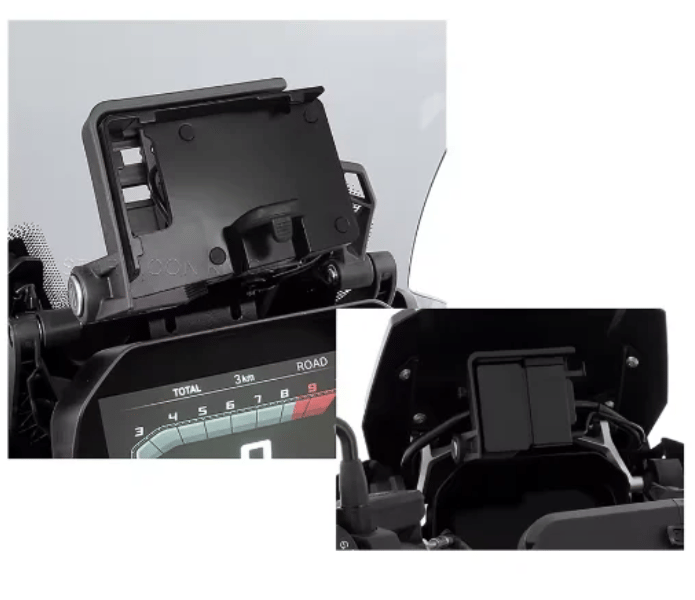 BMW R1200GS, F900XR, F850GS Telefon Tutucu Kablo Soket Seti | NocamotoBMW R1200GS F900XR F850GS ADV Telefon Tututcu, Kablo Soket Set 