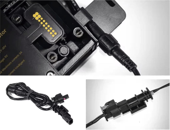 BMW R1200GS, F900XR, F850GS Telefon Tutucu Kablo Soket Seti | NocamotoBMW R1200GS F900XR F850GS ADV Telefon Tututcu, Kablo Soket Set 