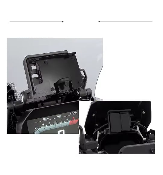 BMW R1200GS, F900XR, F850GS Telefon Tutucu Kablo Soket Seti | NocamotoBMW R1200GS F900XR F850GS ADV Telefon Tututcu, Kablo Soket Set 