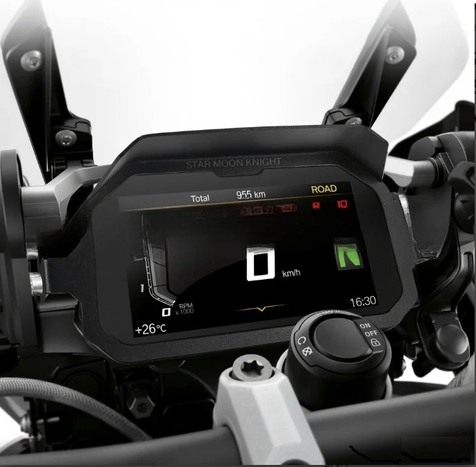 BMW R1250GS R1200GS F900XR TFT Ekran Koruyucu Çerçeve | NocamotoBMW R1200GS R1250GS Ekran Koruyucu Gösterge Çerçeve Kapağı, TFT Hırsızlığa Karşı Koruma, Güneşlik