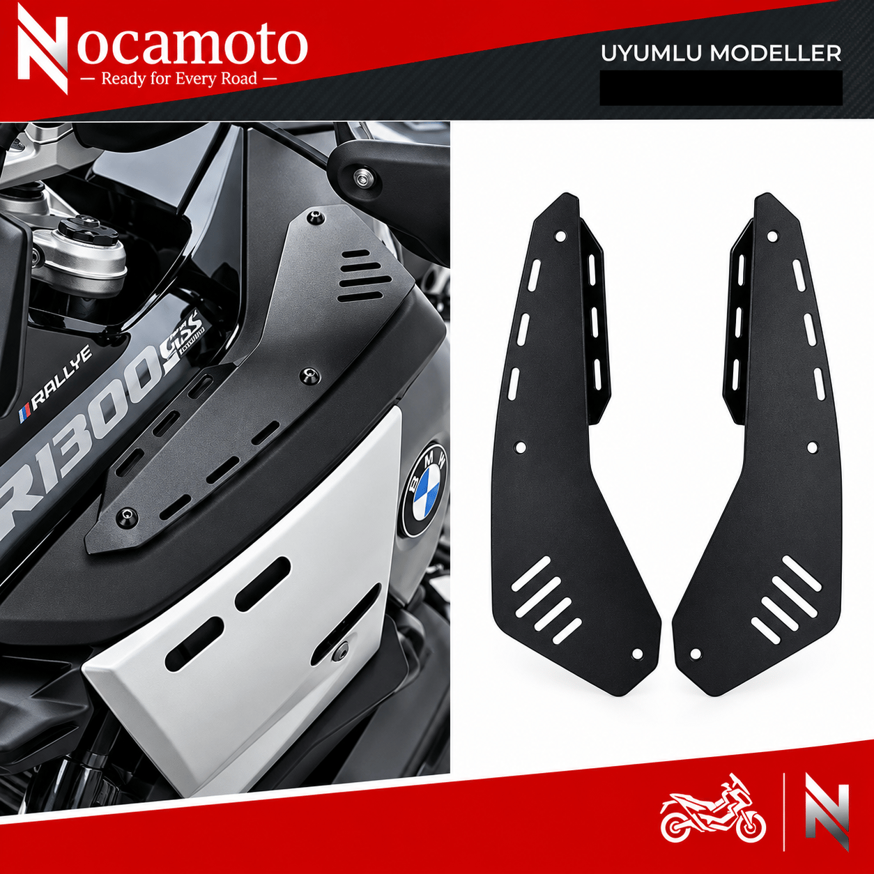 BMW R1300GS ADV 2025+ Alüminyum Üst Taşıyıcı | BCD DizaynBMW R1300GS ADV Depo Koruma Kapak Üst Taşıyıcı Aluminyum BCD Dizayn 