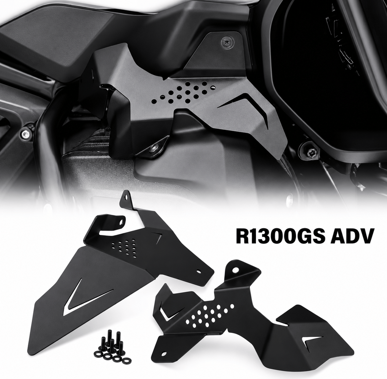 BMW R1300GS ADV Sol ve Sağ Gaz Kelebeği Koruma Kapağı Aluminyum