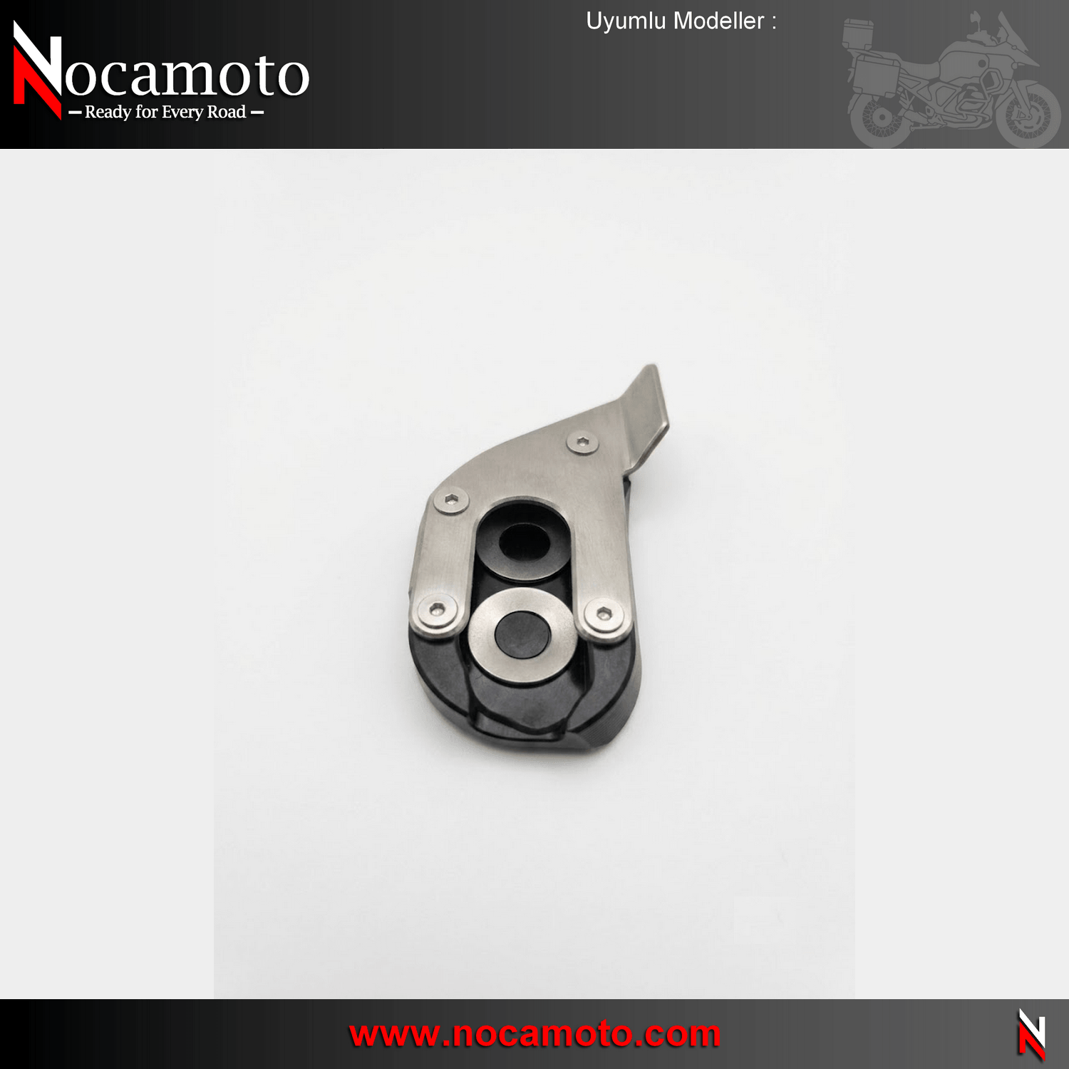 BMW R1300GS Ayaklık Genişletme CNC AlüminyumBMW R1300GS Ayaklık Genişletme CNC Aluminyum 