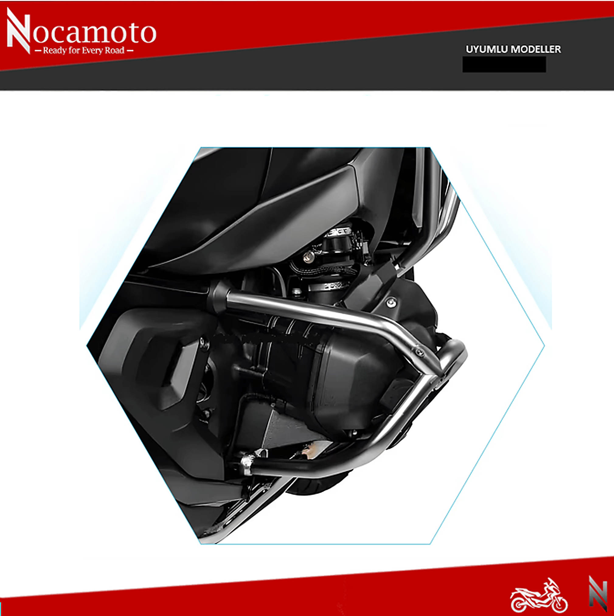 BMW R1300GS Çarpışma Önleyici Motor Koruma Demiri Modifikasyonu | NocamotoBMW R1300GS Çarpışma Önleyici Koruma Demiri, Orijinal Silindir Koruma Demiri Modifikasyonu