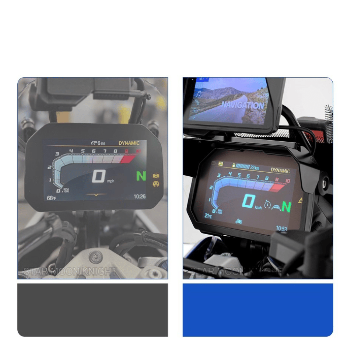 BMW R1300GS Ekran KoruyucuBMW R1300GS R1300GS ADV Ekran Koruyucu Gösterge Çerçeve Kapağı, TFT Hırsızlığa Karşı Koruma, Güneşlik