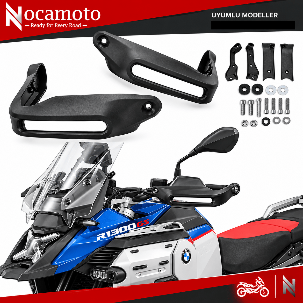 BMW R1300GS Elcik Koruma Sağ Sol Set BMW R1300GS Elcik Koruma Sağ Sol Set 