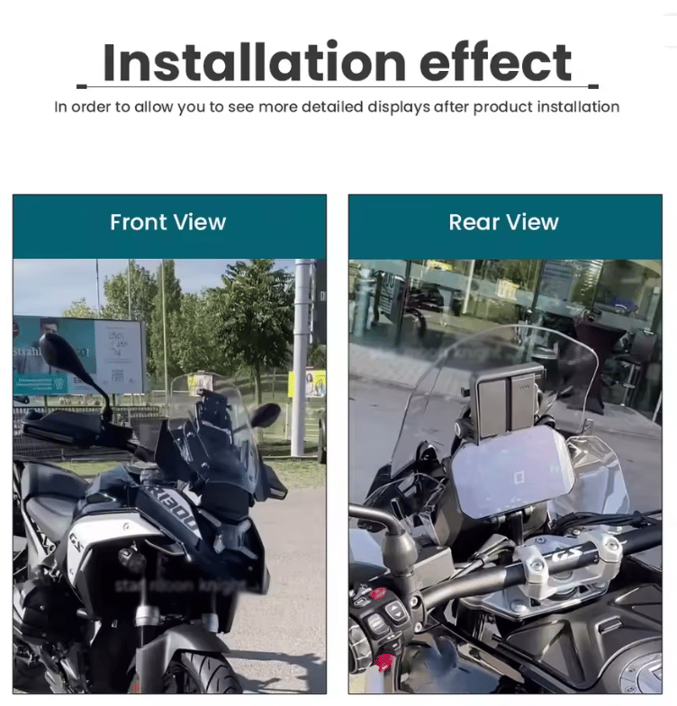 BMW R1300GS Ön Rüzgar Deflektörü Saptırıcı Set | NocamotoBMW R1300GS Ön Rüzgar Deflektörü 