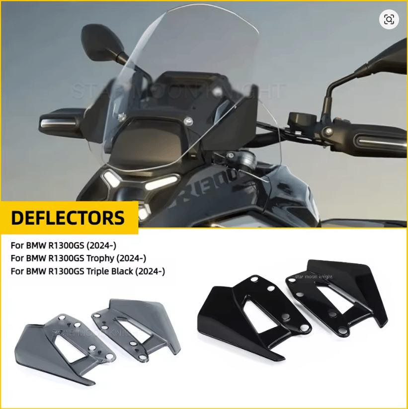 BMW R1300GS Ön Rüzgar Deflektörü Saptırıcı Set | NocamotoBMW R1300GS Ön Rüzgar Deflektörü 