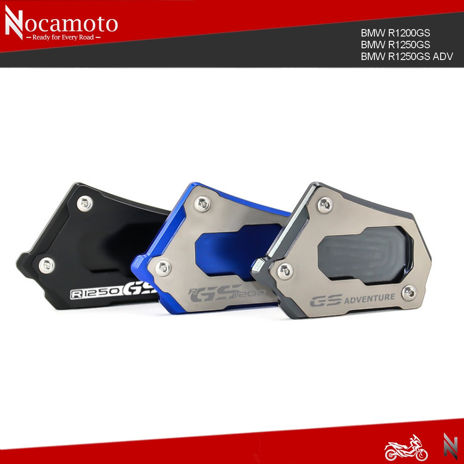 BMW R1300GS R1300GS ADV Ayaklık Genişletme CNC Alüminyum | NocamotoBMW R1300GS R1300GS ADV Ayaklık Genişletme CNC Aluminyum