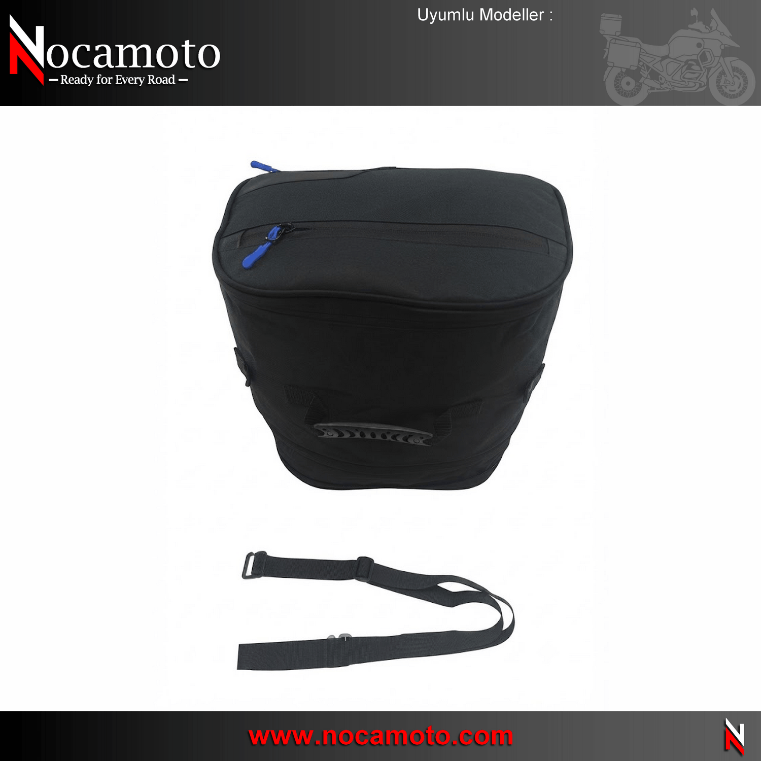 BMW R1300GS / R1300GS Adventure Vario Top Case Arka Çanta İç ÇantasıBMW R1300GS R1300GS ADV Vario Top Case Arka Çanta İç Çantası