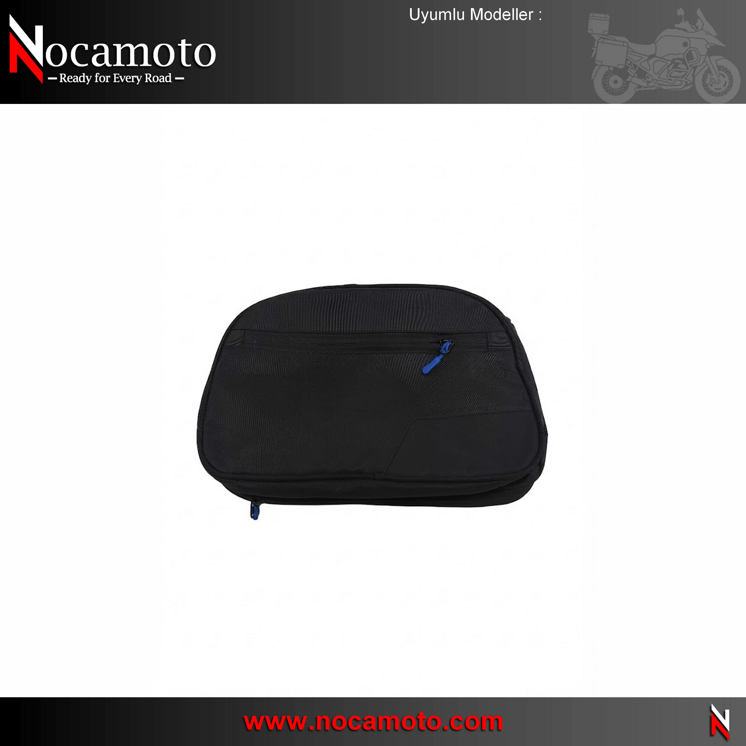 BMW R1300GS / R1300GS Adventure Vario Top Case Arka Çanta İç ÇantasıBMW R1300GS R1300GS ADV Vario Top Case Arka Çanta İç Çantası