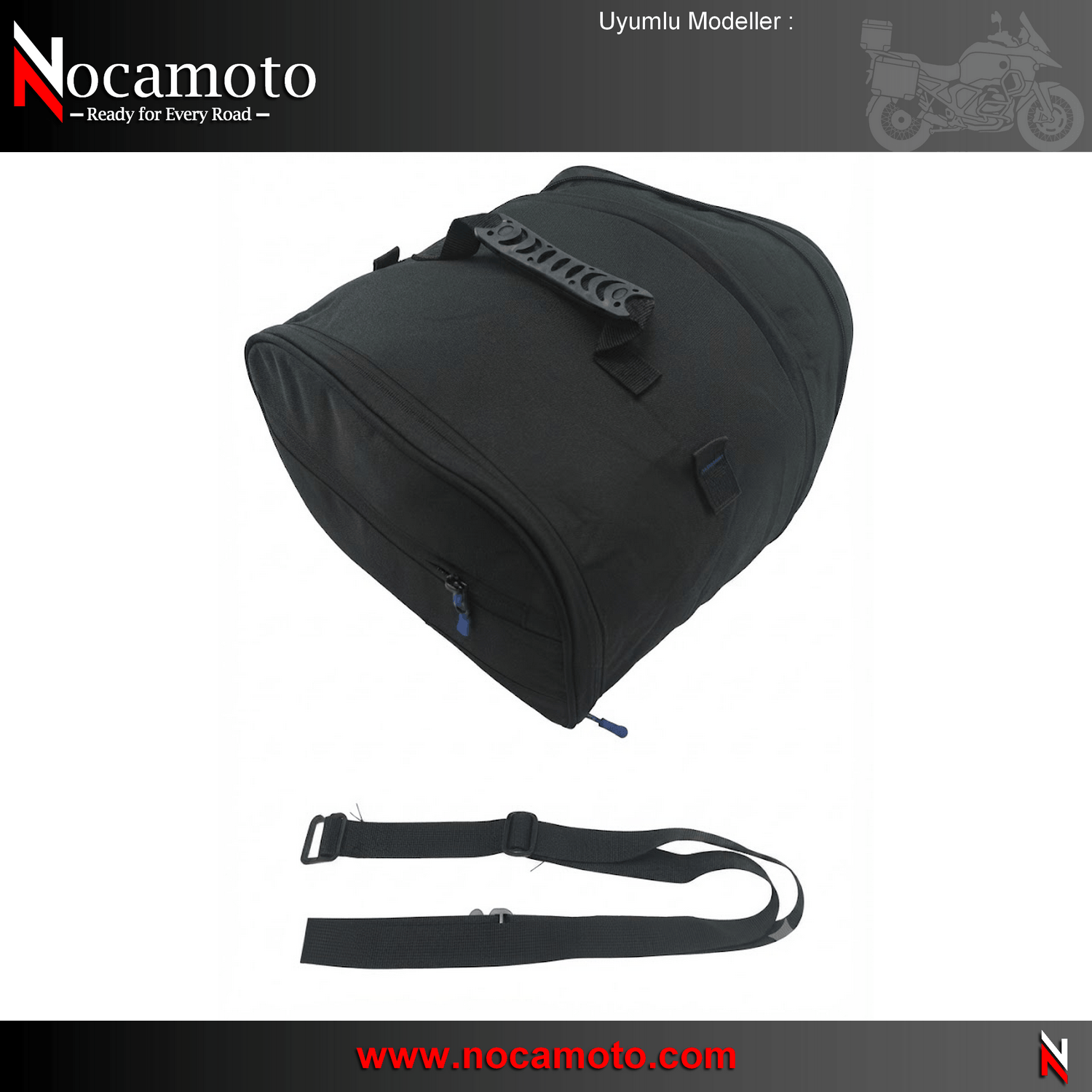 BMW R1300GS / R1300GS Adventure Vario Top Case Arka Çanta İç ÇantasıBMW R1300GS R1300GS ADV Vario Top Case Arka Çanta İç Çantası