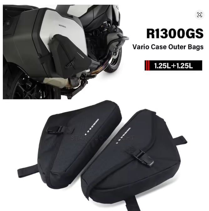 BMW R1300GS Vario Dış Çantaları (2'li Set) | Ek Depolama - NocamatoBMW R1300GS Vario Çanta Dış Çantaları 2'li Set