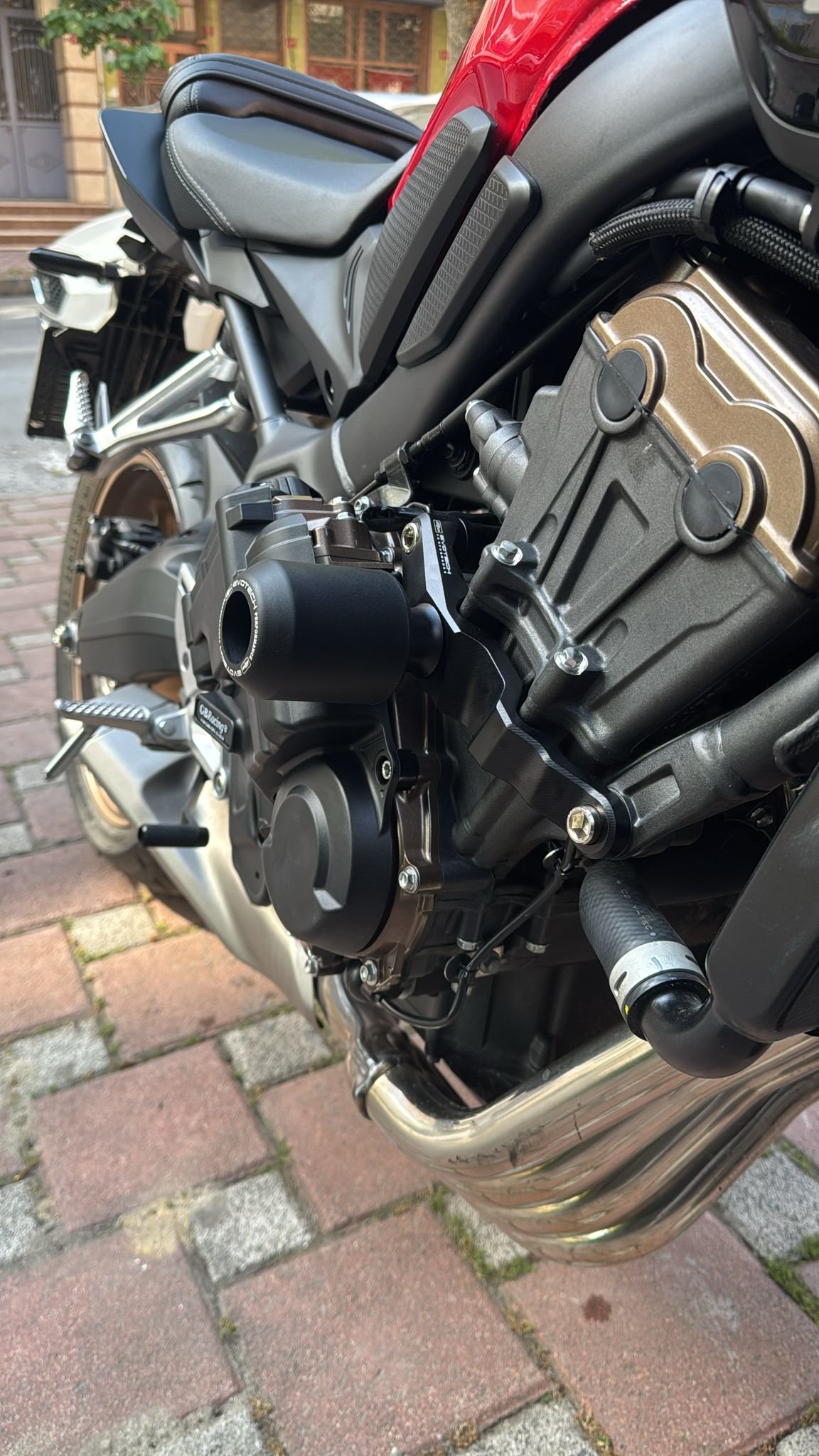 Honda CBR650R Motor Koruma Takozu (Kaydırıcı) 2024-2026HONDA CB650R 2024+ Motor Koruma Takozu, Kaydırıcı