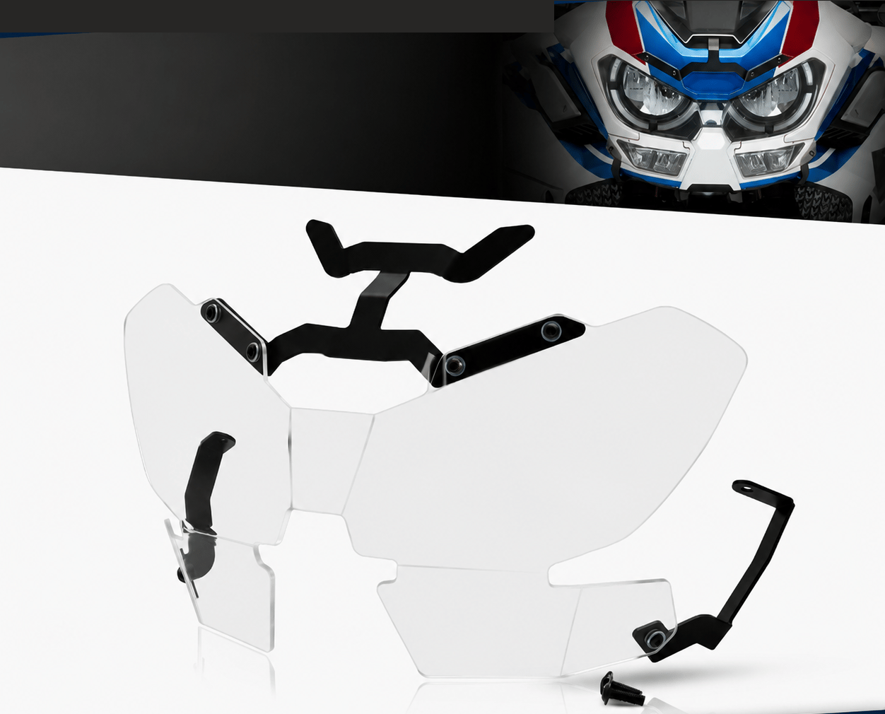 Honda CRF1100L Africa Twin L4 Adventure Sports Far Koruma | NocamotoHONDA CRF1100L Africa Twin L4 Adventure Sports Akrilik Far Koruma