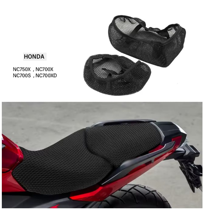 Honda NC750X NC700X 3D Sele Kılıfı | Nefes Alabilen & Konforlu - NocamatoHONDA NC750X NC700X NC700S NC750 3D Sele Kılıfı, Nefes Alabilen Minder