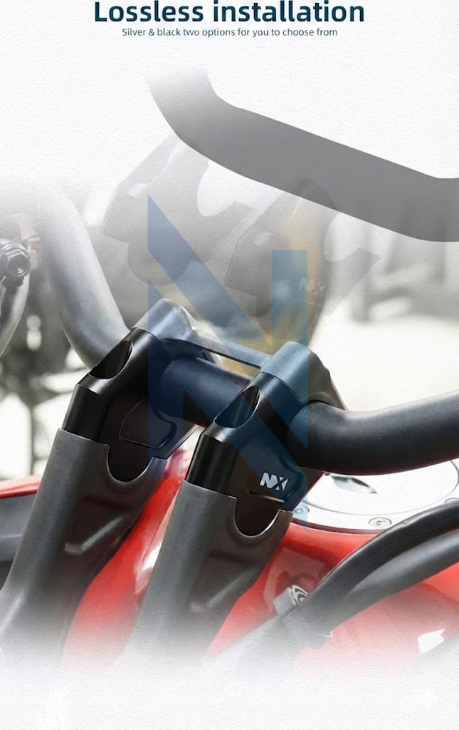 Honda NX500 Gidon Yükseltme Aparatı CNC Alüminyum | NocamotoHONDA NX500 Gidon Yükseltici CNC Aluminyum