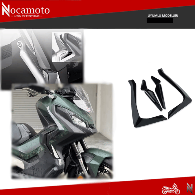 Honda X-ADV 750 Bacak Yan Rüzgar Deflektörü (2017-2020) | NocamotoHONDA X-ADV750 2017 2020 Bacak Yan Rüzgar Deflektörü