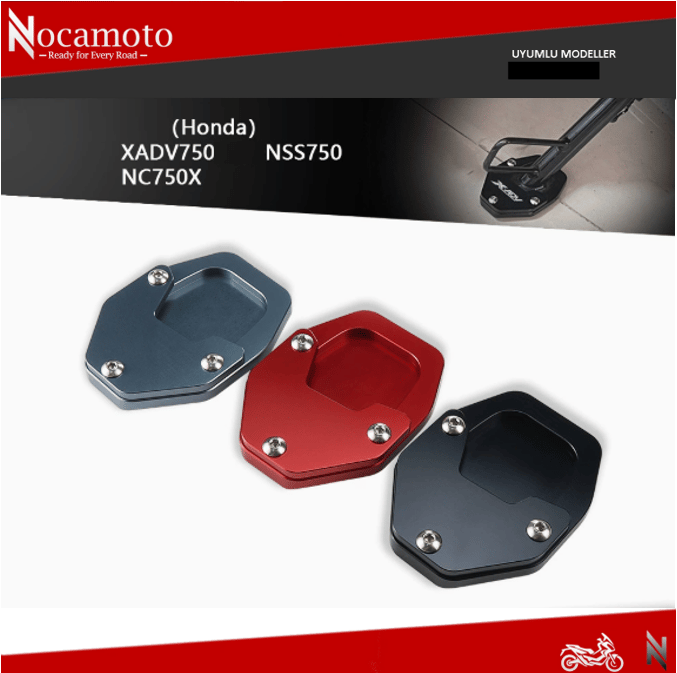 Honda X-ADV 750 Forza 750 NC750X Yan Ayak Genişletme | NocamotoHONDA X-ADV750 FORZA750 NC750X Ayaklık Genişletme CNC Aluminyum