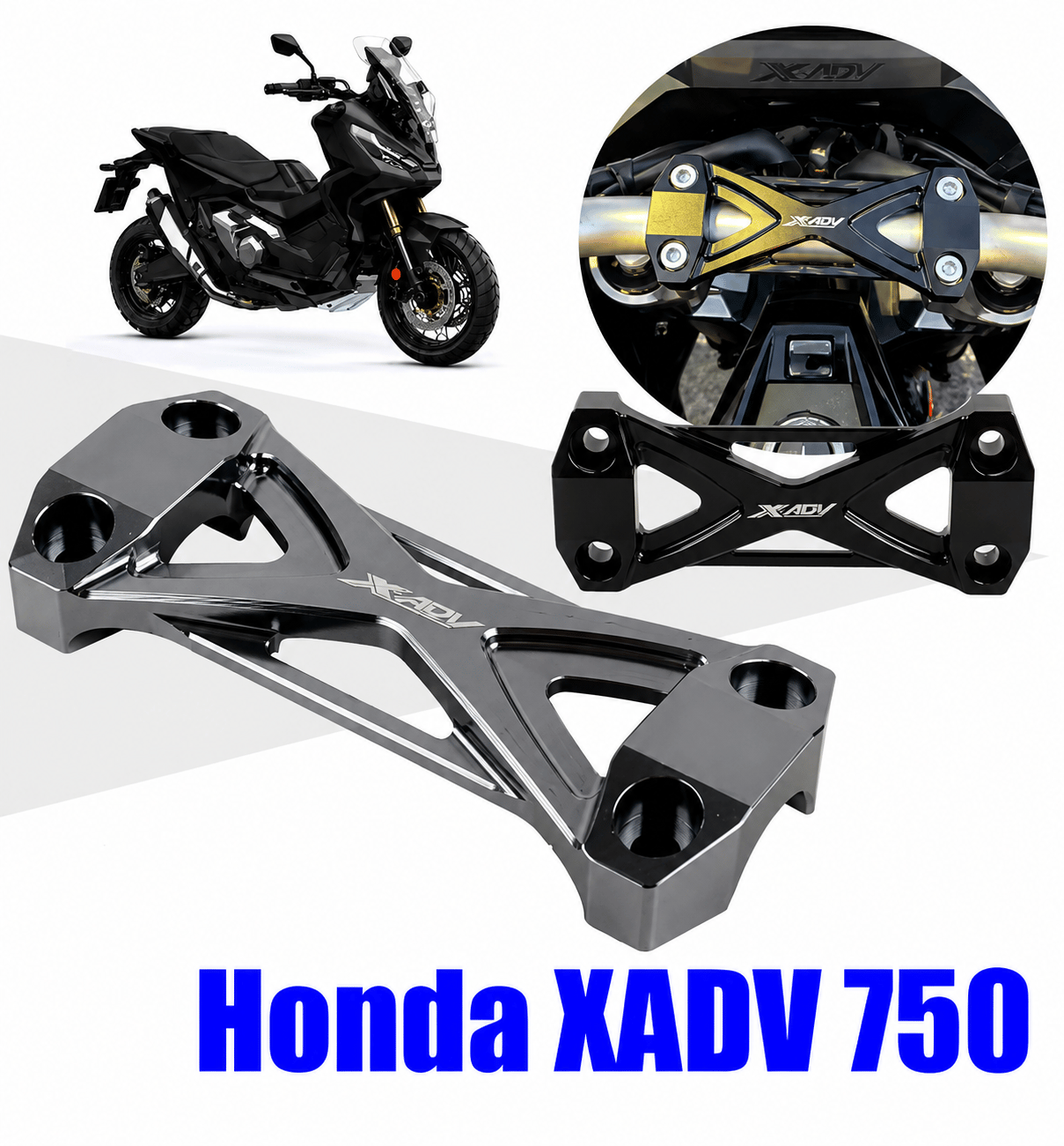 Honda X-ADV 750 Gidon Tutucu CNC Alüminyum | NocamotoHONDA X-ADV750 Gidon Tutucu CNC Aluminyum 