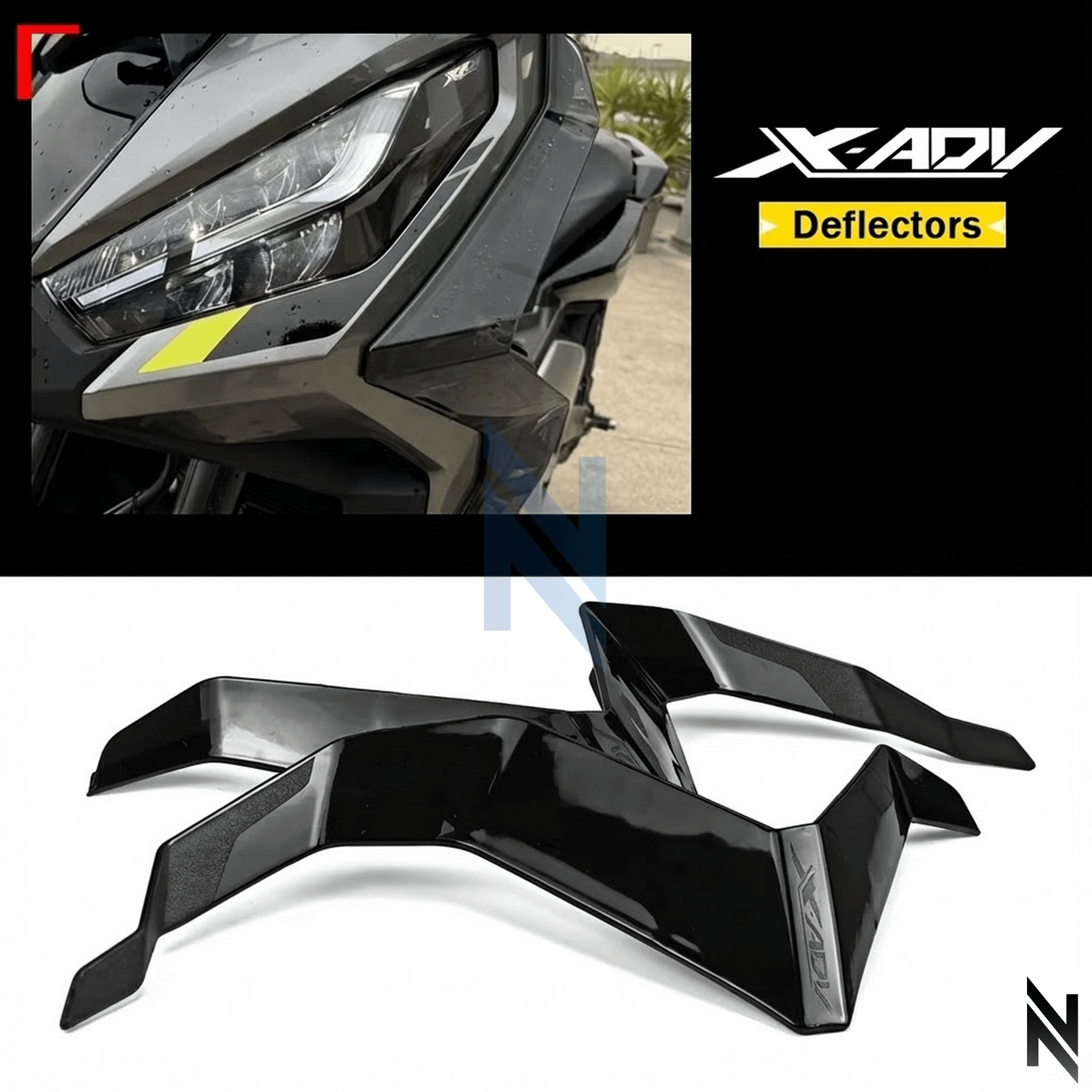Honda X-ADV750 Bacak Yan Rüzgar Deflektörü (2021-2024)HONDA X-ADV750 2021 2024 Bacak Yan Rüzgar Deflektörü