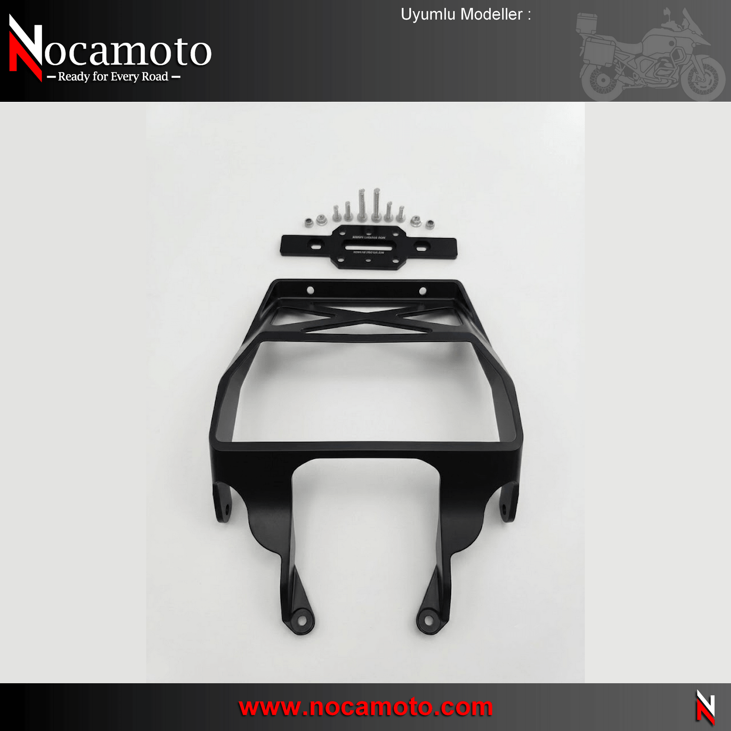 HONDA X-ADV750 CarPlay, GPS ve Telefon Navigasyon Bar BraketiHONDA X-ADV750 Carplay, GPS, Telefon Navigasyon Bar Braket