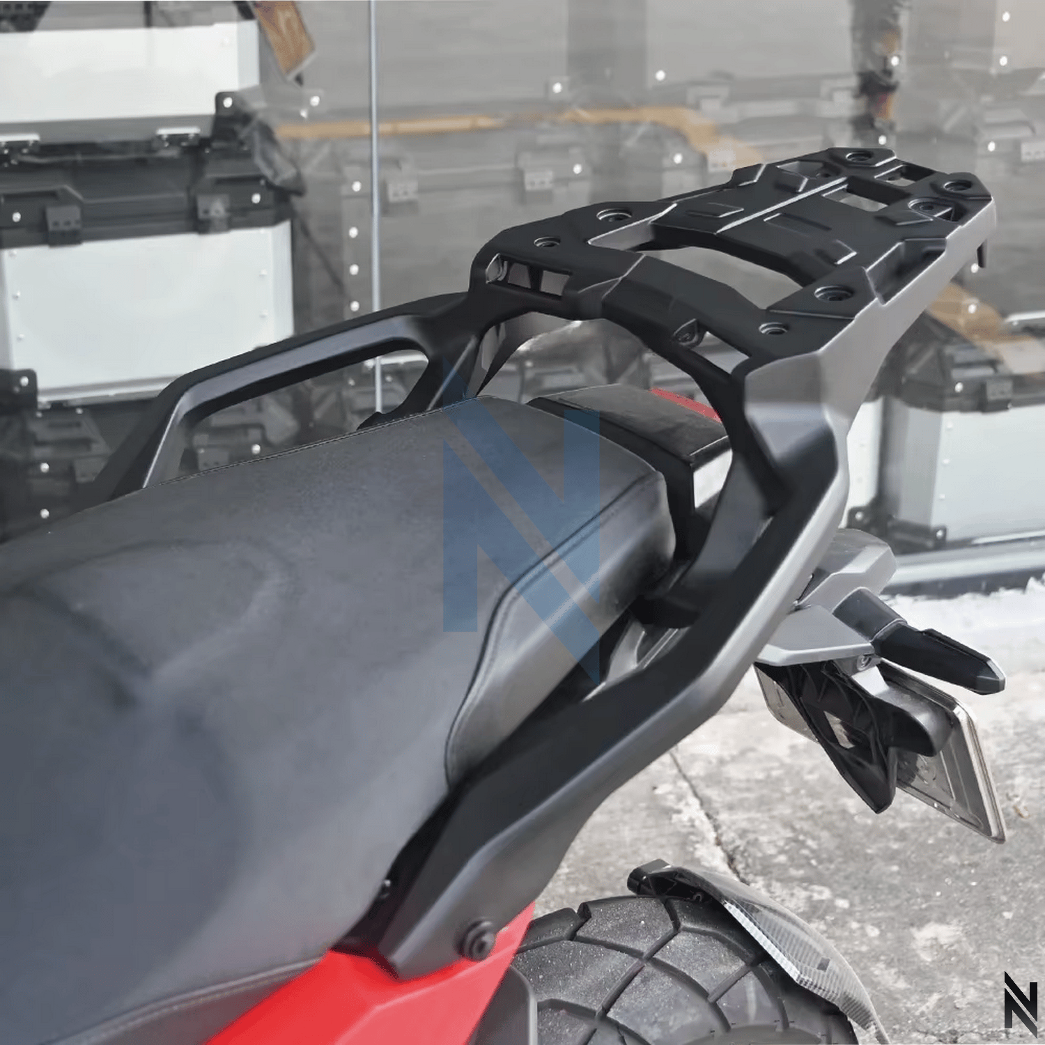 Honda X-ADV750 / Forza750 Arka Çanta Taşıyıcı (2021-2026)HONDA X-ADV750 FORZA750 Arka Çanta Taşıyıcı Aluminyum Alaşım, Yan Çanta Montaj Noktaları